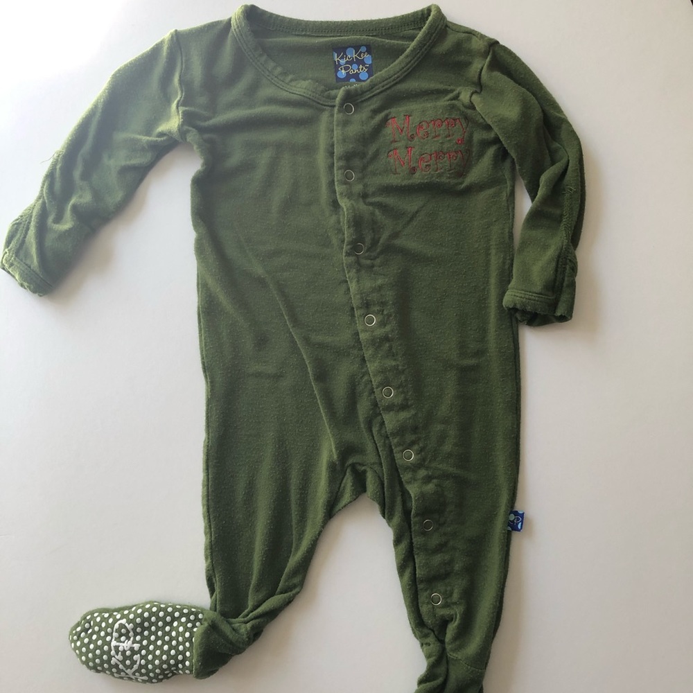 Kickee Pants Embroidered footie